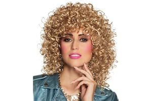 ‎BOLAND Boland - Erwachsenenperücke Club, lockiges Kunsthaar, Frisur, Kostüm, Karneval, Mottoparty