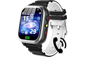 kaacly Smartwatch Niños con Teléfono Podómetro SOS Juego música Reloj Despertador Papel Tapiz Encantador, Reloj Inteligente para niños de 4 a 12 años niños y niñas