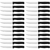 CUPERINOX Meat Knives | Table Knives | Chop Knives | 24 Pieces | Serrated Blade | Polypropylene Handle | Stainless Steel | 11