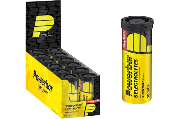 PowerBar 10 Boîtes de 12 Pastilles Effervescentes 5 Electrolytes Citron Tonic