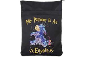 JTOUK Cartoon Lover Gift My Patronus is an Eeyore Book Sleeve Donkey Lover Gift for Girlfriend Sister (Patronus BSL EU)