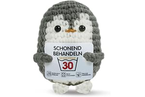 ZIENZENGYA Geschenk zum 30 Geburtstag Mann Frau, Schonend Behandeln Geburtstag Geschenk für Frauen Männer, Happy Birthday Positive Pinguin mit Grußkarte, Geburtstagsgeschenk für ihn sie