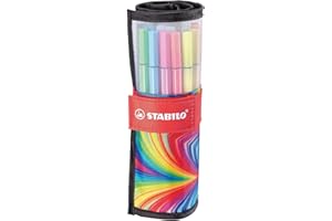 ‎STABILO STABILO - Premium-Filzstift - Pen 68 - ARTY - 25er Rollerset