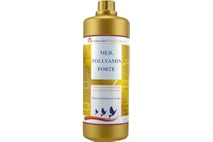 VET Schroeder + Tollisan – Med. Tollyamin Forte 1000 ml | Hochdosierte Aminosäuren, Elektrolyte und B-Vitamine für die optimale Versorgung Ihrer Tauben