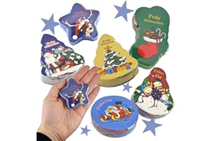 ‎CEPEWA Cepewa Magisches Handtuch Weihnachten Adventskalender 6er Set Santa Waschlappen 30cm Kinder Mitgebsel