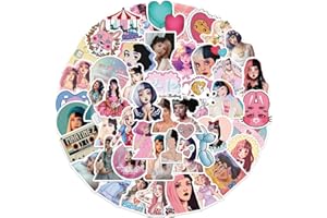 TACOMEXI Melanie Martinez 50 Stickers pcs,Laptop Stickers Bomb Vinyl Stickers Pack for Auto Luggage Skateboard Motorcycle Decal for Teens Adults