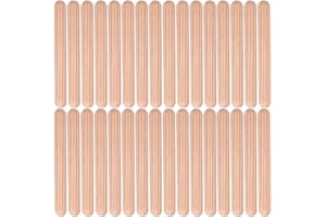 EIHI Tasselli in Legno Scanalati 50 Pezzi 6mm - Spine e Perni di Legno Duro per Mobili, Fai da Te