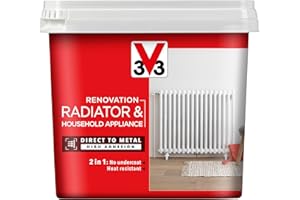 V33 Renovation Radiator & Appliances Paint White 750ml