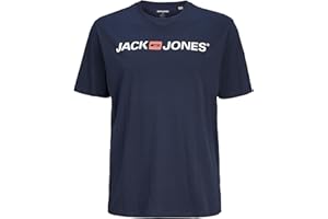 JACK & JONES Male Plus Size T-Shirt Baumwolljersey