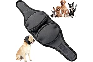 Seutmrou Hörselskydd hund, öronskydd, med brusreducering öronskydd hund, hundöronmuffar för vård, föning och simning, ångestl