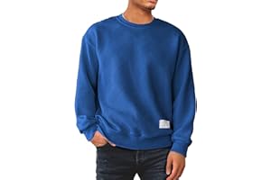 JMIERR Sweatshirt Herren Rundhals Langarm 2025 Winter Pullover für Männer Sweatshirts Loose Fit S-3XL