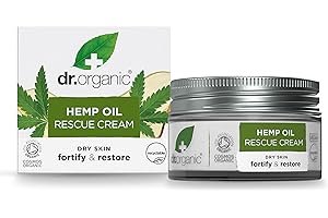 DR.ORGANIC Dr. Organic Crema Rescate 24H; aceite de Cañamo 50 ml 50 ml