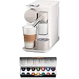 De'Longhi Lattissima One, Single Serve Capsule Coffee Machine, Automatic frothed milk, Cappuccino and Latte, EN500.W, White