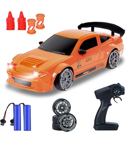 Coche Teledirigido Drift Coche RC Drift 1:24 Con Luces LED Y Kit De Barricadas - Juguete Para Adultos Y Niños 7 Años Juguete Control Remoto Drift Coche Teledirigido Drift Coche RC Drift 1:24 Con Luces LED Y Kit De Barricadas - Juguete Para Adultos Y Niños 7 Años Juguete Control Remoto Drift