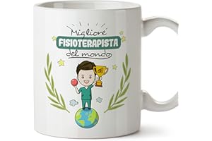 Mugffins Tazza Fisioterapista (Migliore del Mondo) - Idee Regali Originali Fisioterapia
