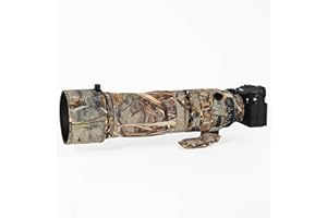 CHASING BIRDS Wodoodporny płaszcz na obiektyw do Olympus 150-600 mm F5-6.3 IS ED MSC przeciwdeszczowa osłona ochronna na obiektyw (Reed Camouflage)