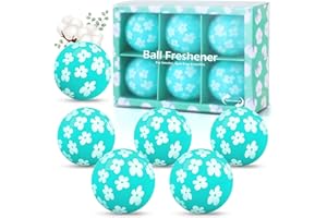 SCENT-HI Deodorizer Balls, Shoe Fresheners, Shoe Deodorizer Balls 6 Pack, Shoe Odour Eliminator for Lockers, Gym Bags, Homes, Offices and Cars, Natural Cotton Aroma