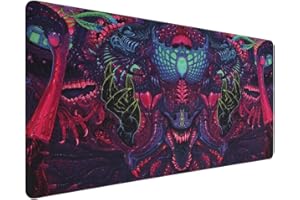 Xcosmic Gamingowa mata pod mysz XXL (900 x 400 mm), duża podkładka pod mysz i klawiaturę, specjalna powierzchnia, aby poprawić precyzję i prędkość, antypoślizgowa gumowa podkładka pod biurko
