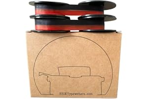 ‎BSIE TYPEWRITERS BROTHER SCHREIBMASCHINENBAND - (2 x Schwarz & Rot) - BSIE Typewriters