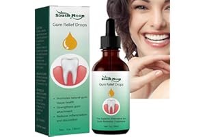UJOOGBU Gum Regrowth Drops,Natural Gum Restore Liquid Drops Mouthwash,Gum Gel Pain Relief,Gum Repair for Receding Gums,Receding Gum Treatment,Gum Repair Regrowth Treatment for Receding Gums,Fresh Breath