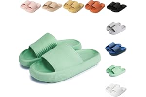 Sumvov Claquettes Femme Chausson Homme Confortables Pantoufles Semelle Épaisse EVA Cloud Slippers Séchage Rapide Claquette Douche Antidérapant Chaussons de bain/de plage
