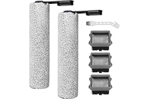 RESSZO Kit de Rechange pour Tineco : 2 Brosse Tineco + 3 Filtres HEPA + 1 Brosse de Nettoyage, Produit Tineco Compatible avec Tineco Floor One S5 / Tineco S5 Pro
