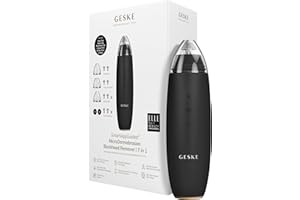 ‎GESKE GESKE | SmartAppGuided™ MicroDermabrasion Blackhead Remover | 7 in 1 Mitesserentferner | Elektrischer Porenreiniger | Innovativer Vakuumsauger | Beauty Tools | Hautreinigungsgerät | Skincare Device