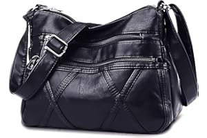 Gladdon Handbags for Women Multi Pockets Casual Cross-body Bags Waterproof Purse and Shoulder Bags Slightly Messenger Bags for Daily Use