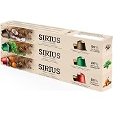 Sirius Premium Flavored Capsule Coffee Set of 3 (Pumpkin-Mint-Coconut)