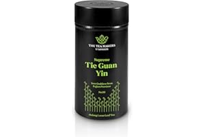 THE TEA MAKERS OF LONDON Tie Guan Yin (Iron Buddha or Iron Goddess of Mercy) Oolong Tea 125g Caddy