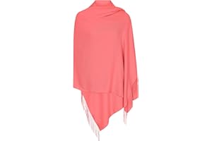 PASHMINAS & WRAPS OF LONDON P&W Made in Italy (25+ Stunning Colours Available) Pashmina Shawl Wrap Stole Scarf for Women - Super Soft - Versatile - Ideal for Formal Occasions + Daytime Wardrobe - The #1 Gift