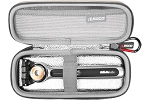 ‎RLSOCO RLSOCO Twarda Obudowa Kompatybilny z podgrzewaną maszynkę do golenia dla mężczyzn Gillette Labs (mały rozmiar maszynki do golenia)