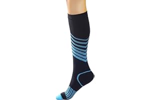 Kreori Kreori Sportowe pończochy kompresyjne męskie długie pończochy męskie lotnicze medyczne sportowe podkolanówki męskie lotnicze medyczne Mężczyźni Kreori sportowe pończochy uciskowe męskie