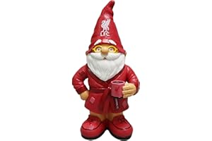 FOCO Football Liverpool Premier League Dressing Gown Garden Gnome Ornament Indoor/Outdoor