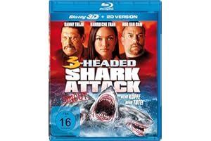 3-Headed Shark Attack 3D: Mehr Köpfe = Mehr Tote! (uncut Version) [3D Blu-ray] [Alemania] [Blu-ray]