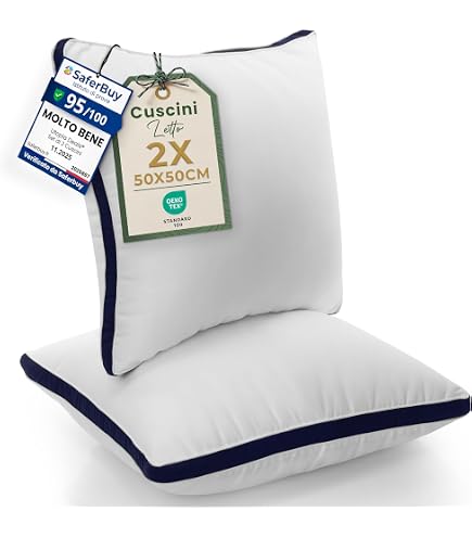 PremiumShop321 - 2 Federe Per Cuscino 50x50 Cm In Microfibra Grigia Con Chiusura Lampo