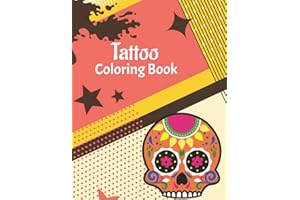 Tattoo Coloring Book: For Adults; Relieve Your Stress And Relax With Tattoo Designs, Zodiac Signs, Astrology 2020