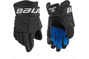 Bauer S21 X Intermediate NERO/WHITE13 - Guanti da hockey su ghiaccio