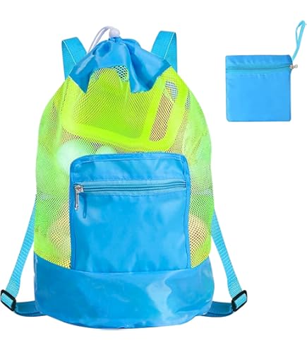 Strandspielzeug Netz Rucksack - Leichte Tragetasche Für Sandspielzeug & Badezubehör