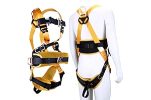 ENJOHOS Imbracatura Arrampicata, Imbracatura di Sicurezza Integrale, per Alpinismo, Potatura, Salvataggio, Speleologia
