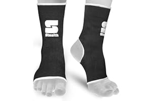 Stealth Sports Ankle Support |Durable Compression Ankle Support for MMA, Muay Thai, Kickboxing, and Gym Training | Flexible, Breathable, and Non-Slip Design for Maximum Stability
