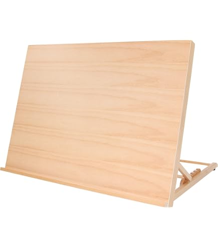 Chevalet De Table Et Planche à Dessin A3 En Bois De Hêtre – 4 Positions Inclinables