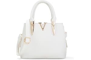 WOODLAND LEATHERS Woodland Leather Top Handle Handbags For Women Classic Designer Ladies Bags With Exquisite Metallic Accent, Fashion Tote Bag and shoulder bag For Casual & Work