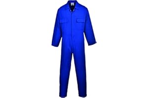 Portwest Combinaison Euro Travail, bleu, M US999RBRM