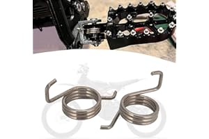 IUVWISN 1 Pair Dirt Bike Foot Pegs Springs Footrest Footpegs Pedal Rests for Surron Sur Ron Light Bee X S LBX Electric EBike