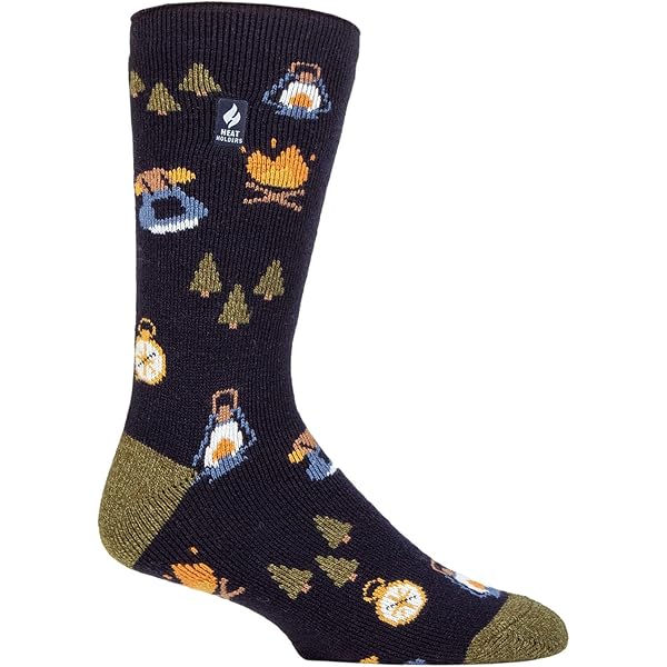 HEAT HOLDERS SOCKSHOP dames 1.6 TOG Lite patroon en gestreepte sokken, verpakking van 1, Innsbruck Sterren Zwart, 37-42 EU