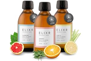 ‎ELIXR ELIXR Mundziehöl | aus Höhle der Löwen | 3x200ml | ayurvedische Mundspülung pflegt auf natürliche Weise | zertifizierte Naturkosmetik aus Deutschland (3x200ml, Mixed 3er Set)