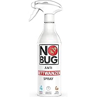 NoBug Anti Bettwanzen Spray 500ml - Zuverlässige Bettwanzen Bekämpfung für den Wohn- und Schlafbereich - Effektives…