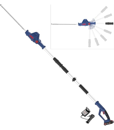 Heggenschaar 20V Heggenschaar Koperen Motor Met Een Toerental Van 17 500 Rpm Elektrische Heggenschaar 519 7mm Meslengte 16mm Snijdiameter Incl Snellader 2 0ah Accu Beschermhoes P 010731271441