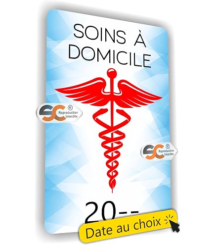 Autocollant Caducée 2025 SIGNAL SAFETY – Vignette Vitrophanie Pour Pare-brise, Aide Soignante Et Professionnels Santé